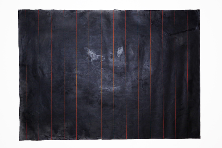 MAPA PARA CRUZAR 3. Acrylic, oil pastel and pencil on canvas, 132 cm x 96 cm, 2014.